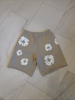 Denim Tears Men's Taupe Athletic Shorts